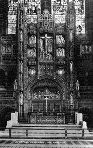 Le retable de la cathédrale de Liverpool - Unbekannt