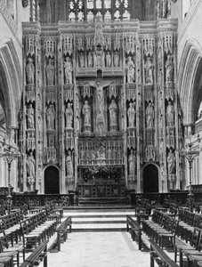 Le retable de la cathédrale de Winchester - Unbekannt