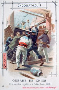 La résistance du personnel diplomatique à Pékin, Chine, Rébellion des Boxers, juin 1900 - Unbekannt