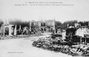 Les ruines de Revigny, France, Bataille de la Marne, Première Guerre mondiale, 1914 - Unbekannt