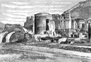 Les ruines de la basilique à Pergame, Turquie, 1895 - Unbekannt