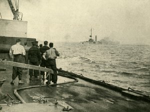 Le naufrage du croiseur allemand Mainz, 28 août 1914, vers 1920