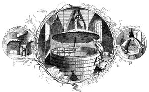 Le foyer, la cuve de brassage et le cuivre, 1886