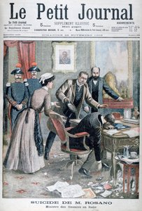 Le suicide de Signor Rosano, ministre italien des Finances, Naples, 1903 - Unbekannt