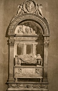 Tombe de Leonardo Bruni vers 1369-1444, Basilique Santa Croce, Florence, 1882 - Unbekannt