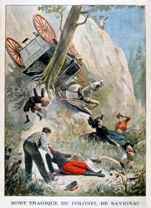 La mort tragique du colonel de Savignac - Unbekannt