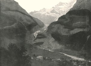La vallée, Grindenwald, Suisse, 1895 - Unbekannt