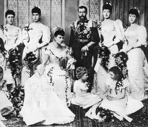 Le groupe de mariage du roi George et de la reine Mary, 6 juillet 1893 - Unbekannt