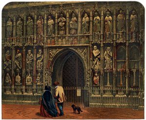 La façade ouest, cathédrale d