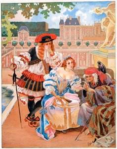 La jeunesse de Louis XIV, vers les années 1920 - Unbekannt