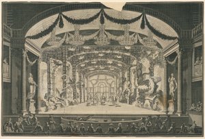Intérieur de théâtre avec représentation en cours - Unbekannt