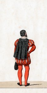 Conception de costume de théâtre pour la pièce de Shakespeare, Henry VIII, 19ème siècle - Unbekannt