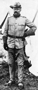 Theodore Roosevelt, soldat et homme politique américain, 1898