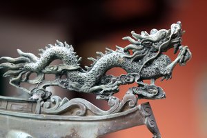 Temple Thian Hock Keng. Dragon. Singapour - Unbekannt