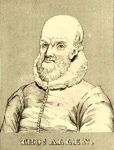 Thomas Allen, 1542-1632, 1830 - Unbekannt