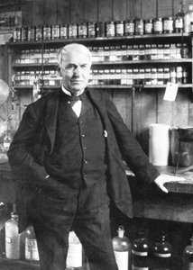 Thomas Alva Edison à Menlo Park