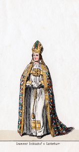Thomas Cranmer, costume pour la pièce de Shakespeare, Henry VIII, 19e siècle - Unbekannt