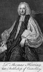 Thomas Herring 1693-1757, archevêque de Cantorbéry