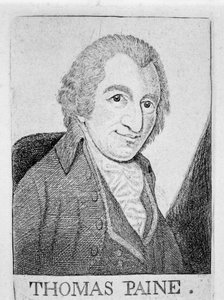 Thomas Paine, révolutionnaire, écrivain et philosophe anglo-américain, vers 1790 - Unbekannt