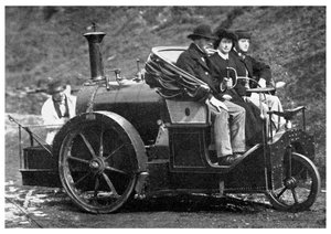 Thomas Ricketts, voiture à vapeur, 1860 - Unbekannt