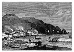 Thorshavn, la capitale des Îles Féroé, vers 1890 - Unbekannt