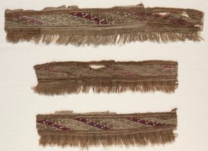 Trois fragments de bordure, vers 1100-1400 - Unbekannt