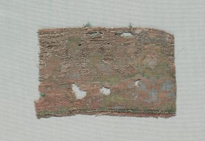 Trois fragments de soie gothique italienne, 1350-1399 - Unbekannt