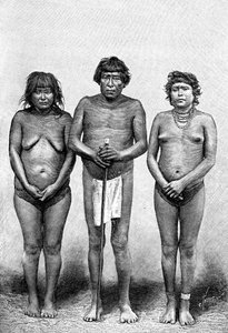 Trois Indiens Guarauni, Venezuela, 1895