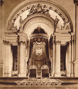 Trônes dans la salle de bal du palais de Buckingham, 1935 - Unbekannt