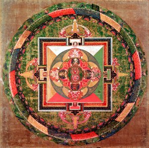 Mandala bouddhiste tibétain