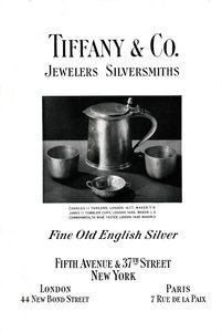Publicité Tiffany & Co., 1937 - Unbekannt