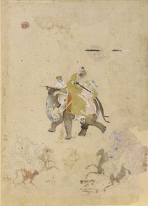 Chasse au tigre, 18e siècle - Unbekannt