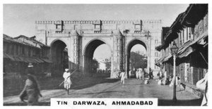 Tin Darwaza, Ahmadabad, Gujarat, Inde, vers 1925 - Unbekannt