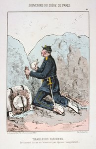 Tirailleurs parisiens, Siège de Paris, 1870-1871