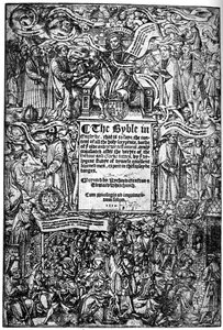 Page de titre de la Grande Bible - Unbekannt