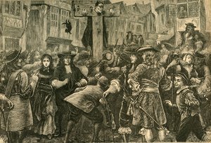 Titus Oates au pilori, 1685, 1897