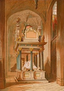 Tombe de la reine Élisabeth. - Abbaye de Westminster, c1845, 1864 - Unbekannt
