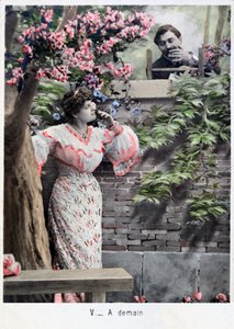 Demain, carte postale française vintage - Unbekannt