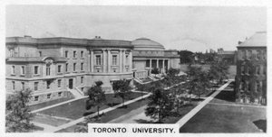 Université de Toronto, Canada, vers 1920