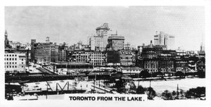 Toronto depuis le lac, Canada, vers les années 1920 - Unbekannt