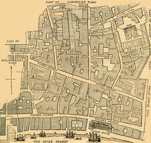 Quartier de Tower Street, c. 1872