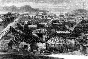 Ville et baie de Puerto Plata, Saint-Domingue, 1873 - Unbekannt