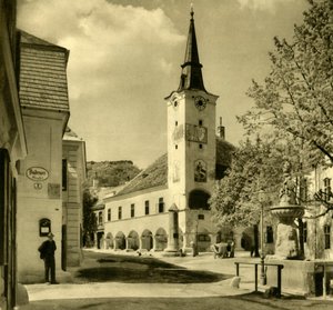 Hôtel de ville, Gumpoldskirchen, Mödling, Basse-Autriche, vers 1935 - Unbekannt