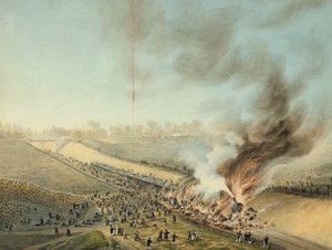 Accident de train à Bellevue en 1842, 19e siècle - Unbekannt