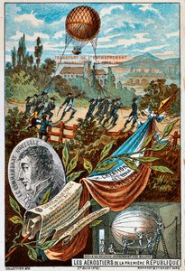 Transport du ballon Entreprenant de Maubeuge à Charleroi, 1794