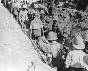 Transport des blessés, opérations alliées dans les Dardanelles, Turquie, 1915-1916 - Unbekannt