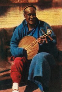 Musicien itinérant, Chine, vers 1928 - Unbekannt