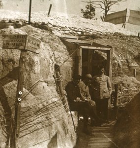 Tranchées, Champagne, nord de la France, vers 1914-1918 - Unbekannt
