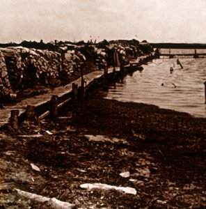 Tranchées, Ramskapelle, Belgique, vers 1914-1918