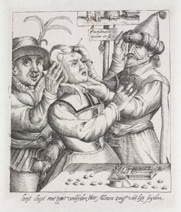 Trépanation "Retirer la pierre", gravure - Unbekannt